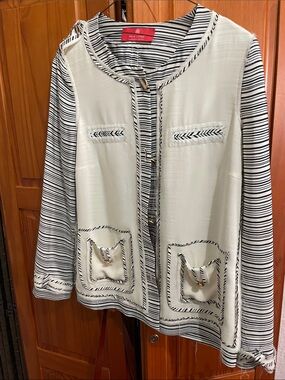 Rena Lange Fashion Show Jacket blouse